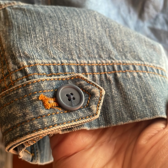 Jones New York Signature blue jeans cargo shorts - Picture 7 of 11